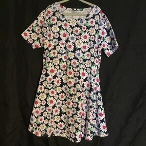 Charming Daisy Print Kids Dress